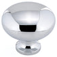 Contemporary Knob, 1-1/4" D, Chrome alt 0