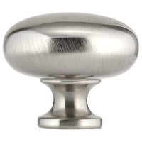 Contemporary Knob, 1-1/4" D, Brushed Nickel alt 0