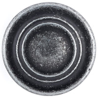 Traditional Knob, 1-5/16" D, Natural Iron alt 0