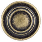 Traditional Knob, 1-5/16" D, Burnished Brass alt 0