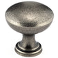Traditional Knob, 1-3/16" D, Pewter alt 0