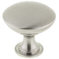 Traditional Knob, 1-3/16" D, Brushed Nickel alt 0