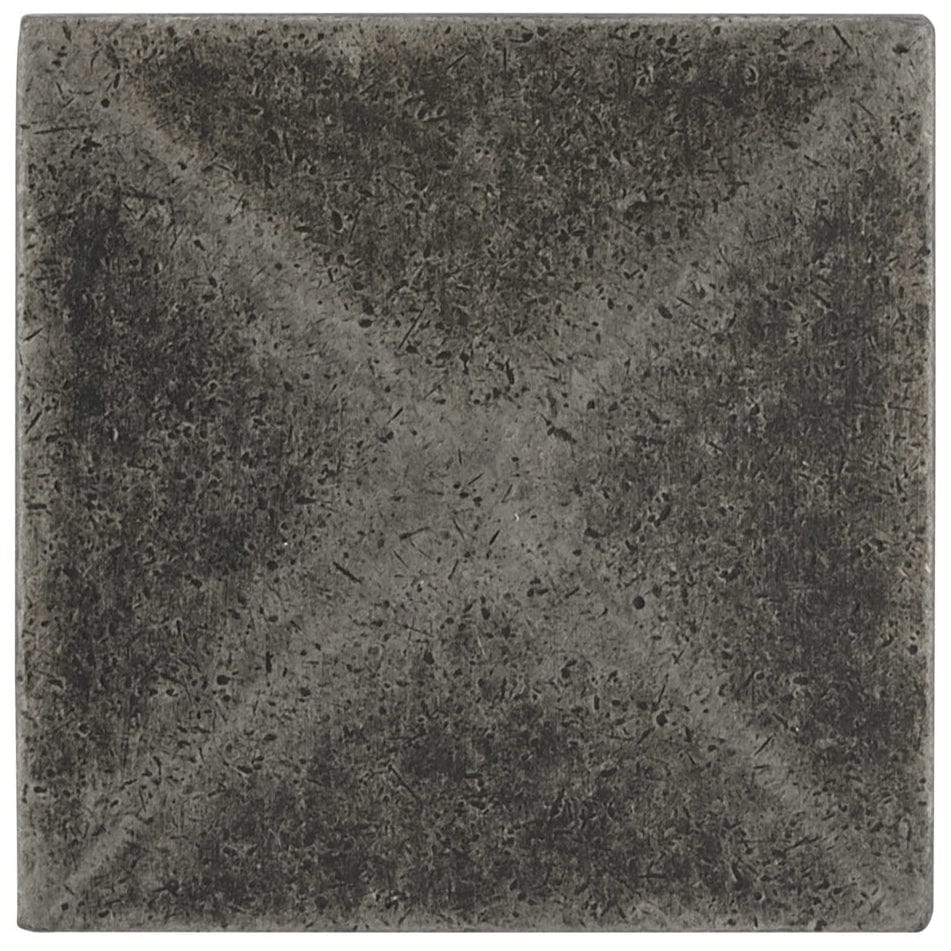 Traditional Knob, 1-1/4" x 1-1/4", Pewter alt 0