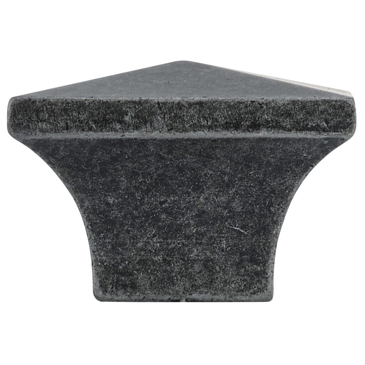 Traditional Knob, 1-1/4" x 1-1/4", Natural Iron alt 0