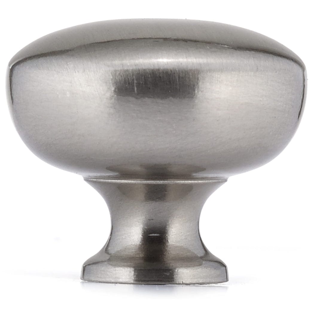 Traditional Knob, 1-1/4" D, Brushed Nickel alt 0
