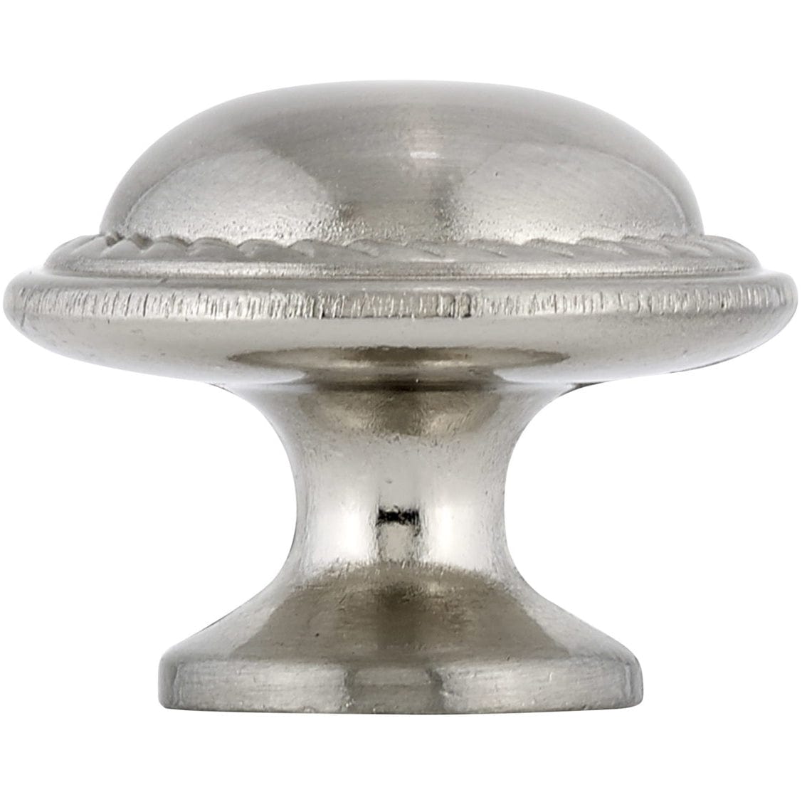 Traditional Knob, 1-3/16" D, Brushed Nickel alt 0