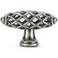 Traditional Knob, 2-9/32" x 25/32", Natural Iron alt 0