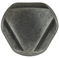 Traditional Knob, 1-1/8" D, Wrought Iron alt 0