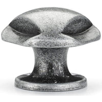 Traditional Knob, 1-5/16" D, Wrought Iron alt 0