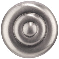 Traditional Knob, 1-1/4" D, Brushed Nickel alt 0