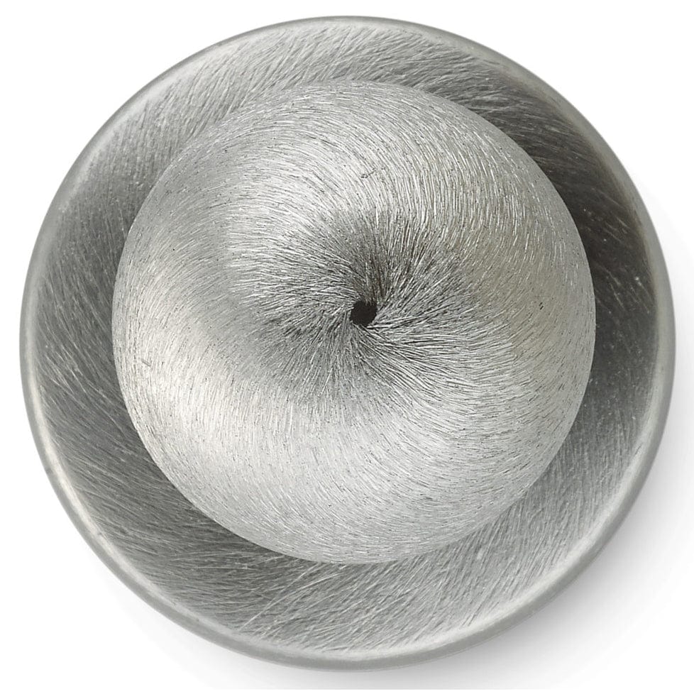 Functional Knob, 1-1/4" D, Brushed Chrome alt 0