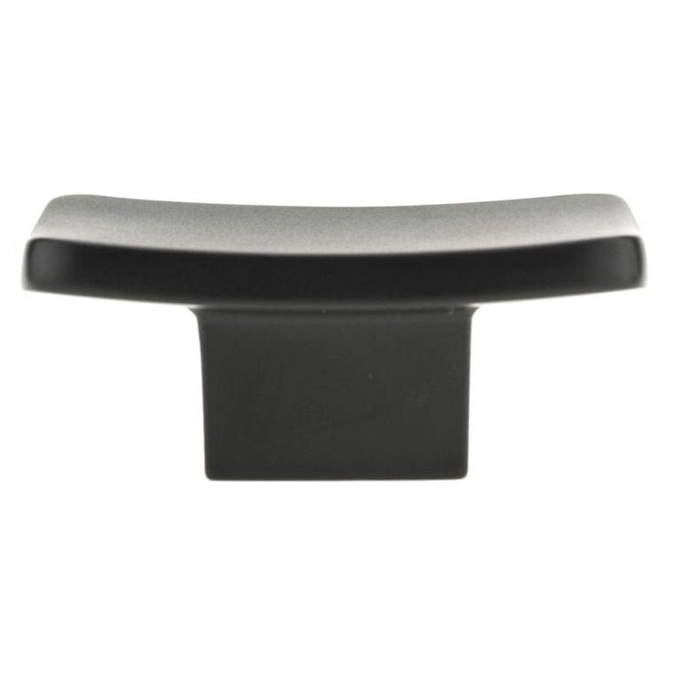 Contemporary Knob, 2-1/4" x 2-1/4", Matte Black alt 0