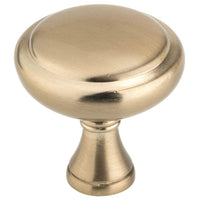 Traditional Knob, 1-1/4" D, Champagne Bronze alt 0