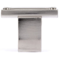 Traditional Knob, 1-11/16" x 7/8", Brushed Nickel alt 0