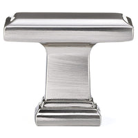 Transitional Knob, 1-1/2" x 15/16", Brushed Nickel alt 0
