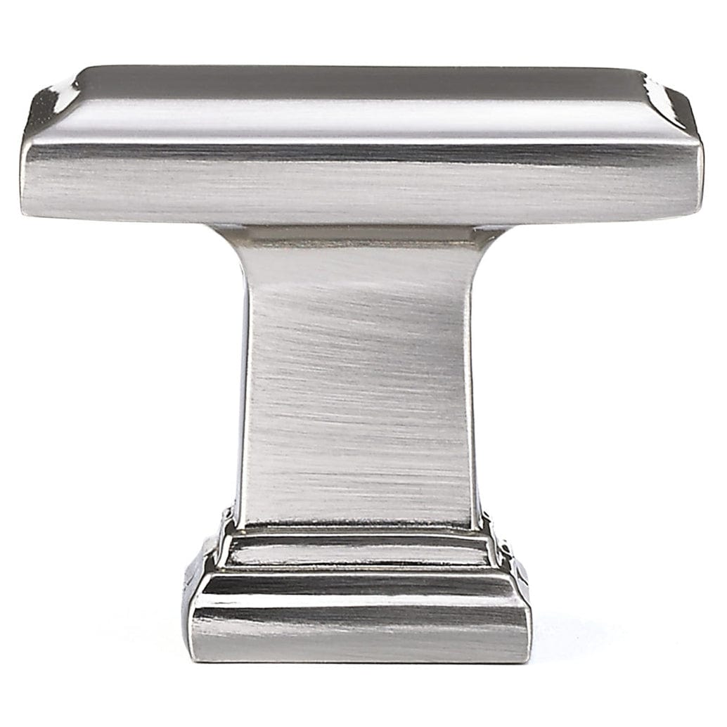 Transitional Knob, 1-1/2" x 15/16", Brushed Nickel alt 0