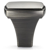 Transitional Knob, 1-1/4" x 1-1/4", Antique Nickel alt 0