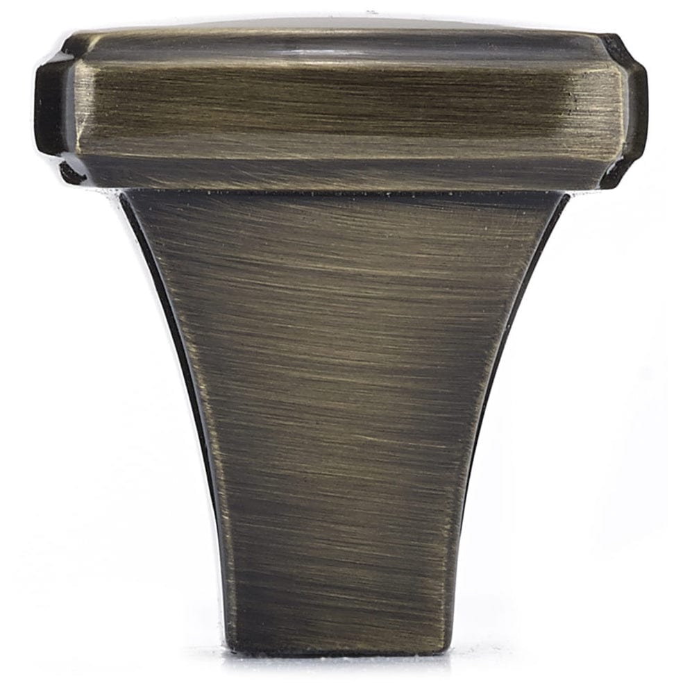 Transitional Knob, 1-1/4" x 1-1/4", Antique English alt 0