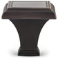 Traditional Knob, 1-3/8" x 1-3/8", Brushed Oil-Rubbed Bronze alt 0