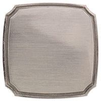 Transitional Knob, 1-3/8" x 1-3/8", Brushed Nickel alt 0