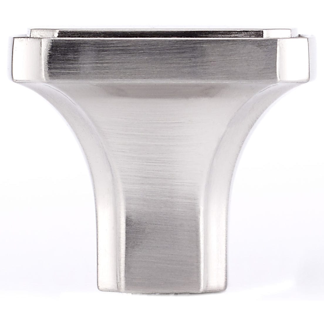 Transitional Knob, 1-3/8" x 1-3/8", Brushed Nickel alt 0