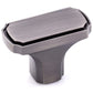 Transitional Knob, 1-11/16" x 27/32", Antique Nickel alt 0