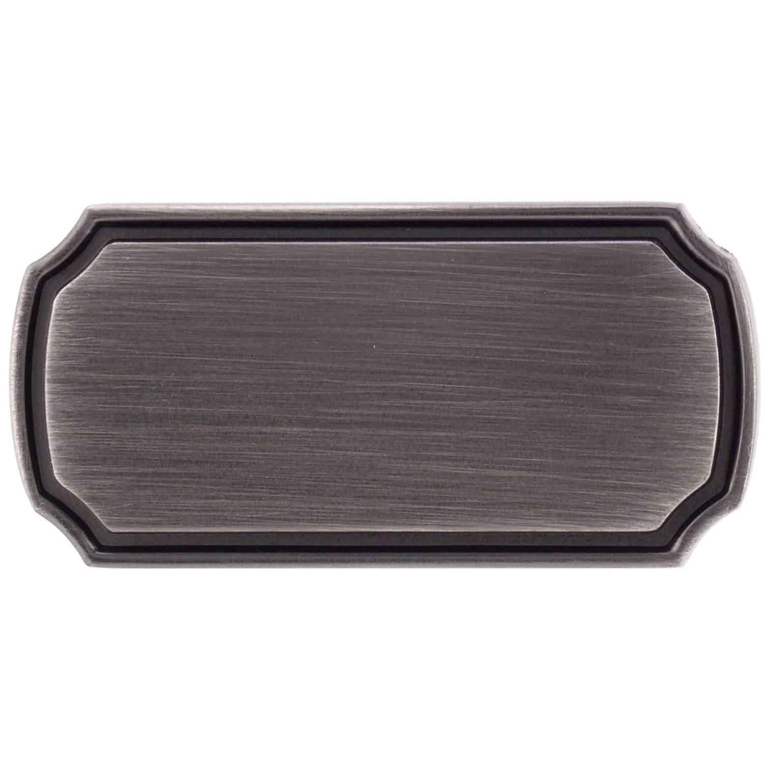 Transitional Knob, 1-11/16" x 27/32", Antique Nickel alt 0