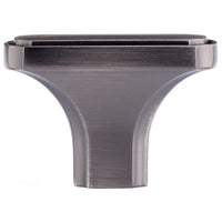 Transitional Knob, 1-11/16" x 27/32", Antique Nickel alt 0