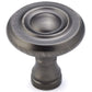 Traditional Knob, 1-1/4" D, Antique Nickel alt 0