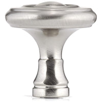Traditional Knob, 1-1/4" D, Brushed Nickel alt 0