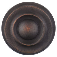 Traditional Knob, 1-1/4" D, Brushed Oil-Rubbed Bronze alt 0