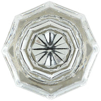 Eclectic Knob, 1-3/8" D, Brushed Nickel, Clear alt 0