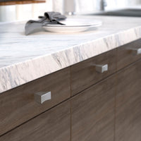 Contemporary Knob, 1-11/16" x 13/16", Brushed Nickel alt 0