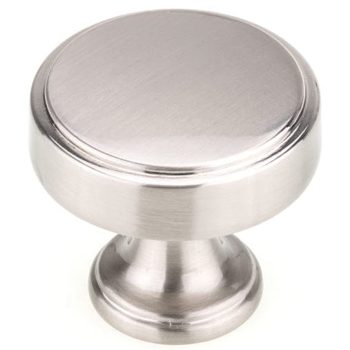 Transitional Knob, 1-9/16" D, Brushed Nickel alt 0