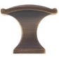 Traditional Knob, 1-3/8" x 25/32", Chocolate Bronze alt 0