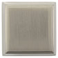 Contemporary Knob, 1-1/32" x 1-1/32", Brushed Nickel alt 0