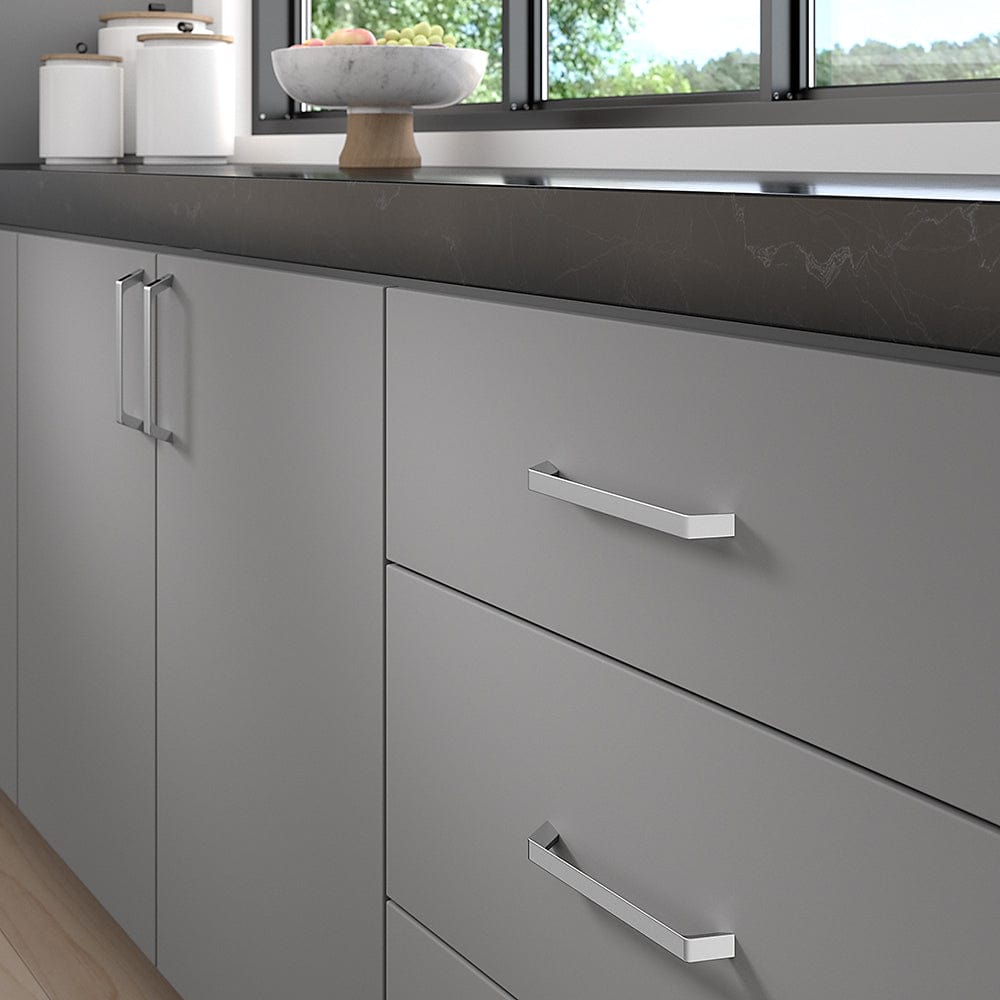 Contemporary Pull, 6-5/16" Center-to-Center, Chrome