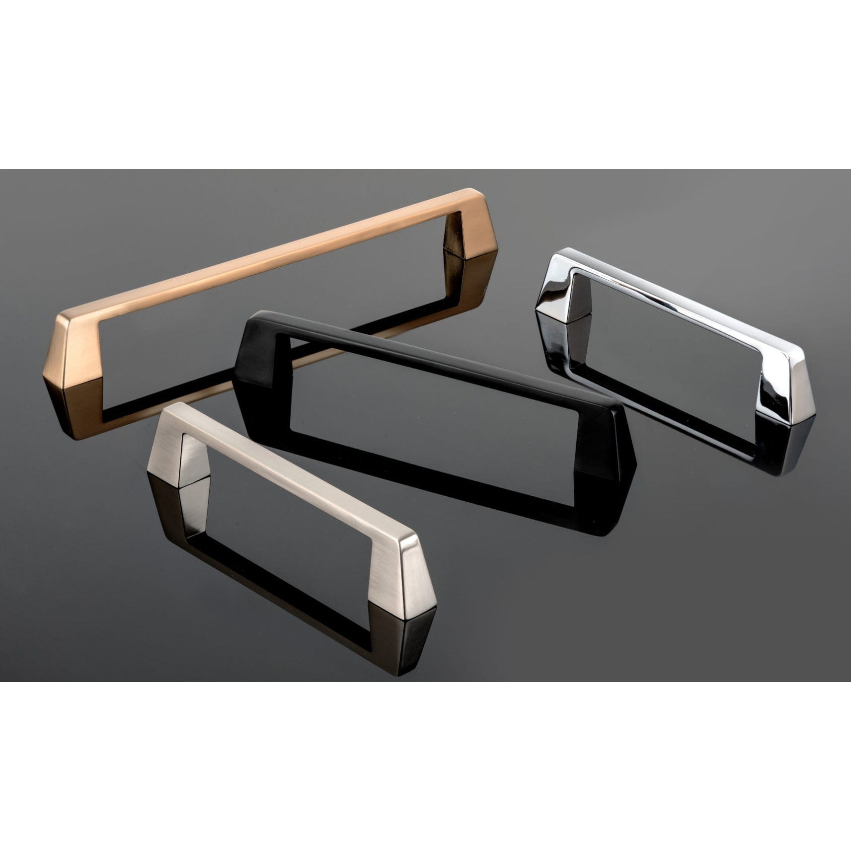 Contemporary Pull, 5-1/16" Center-to-Center, Matte Black alt 0