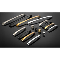 Contemporary Pull, 12-5/8" Center-to-Center, Matte Black alt 0