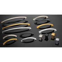 Contemporary Pull, 6-5/16" Center-to-Center, Matte Black alt 0