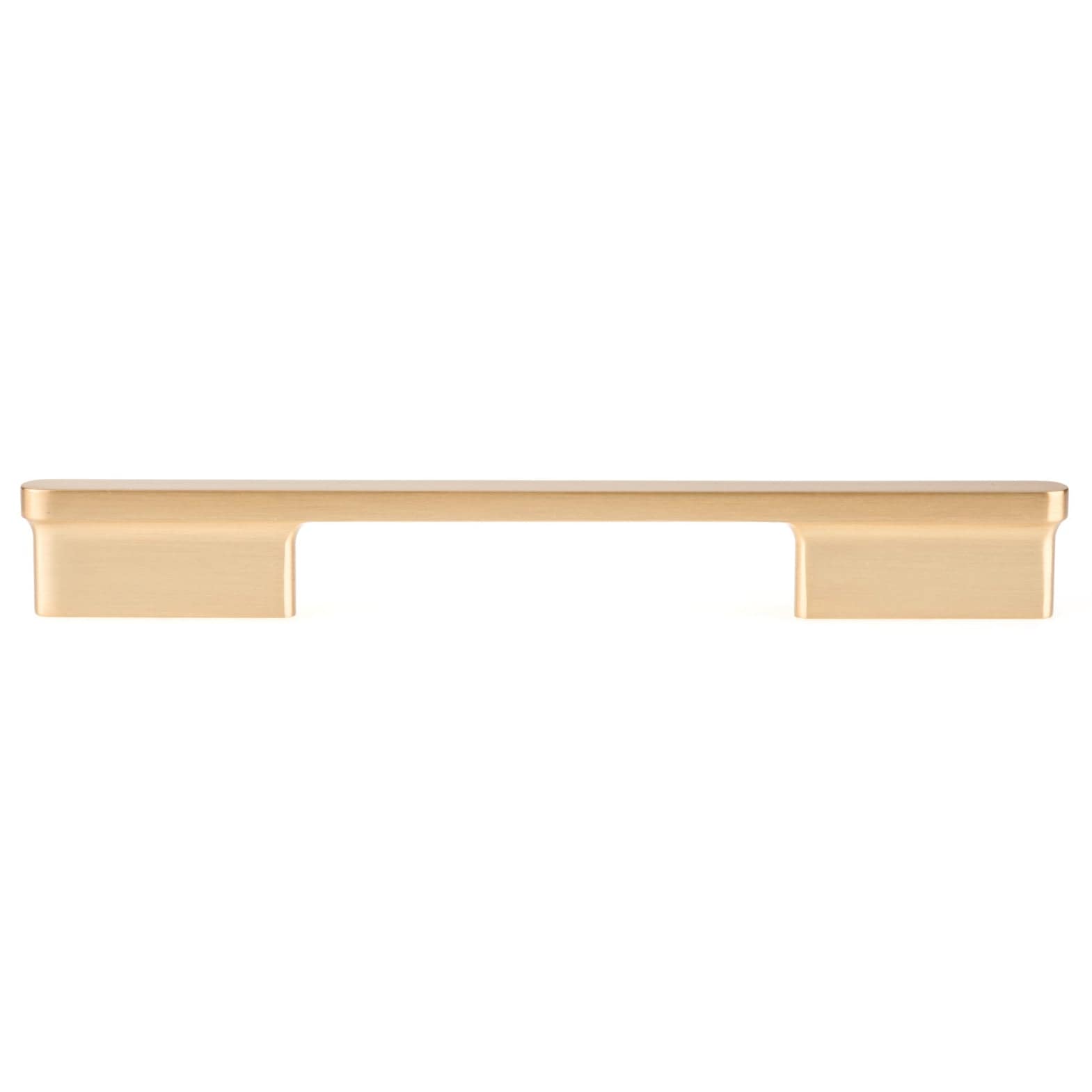 Contemporary Pull, 6-5/16" Center-to-Center, Brushed Gold alt 0