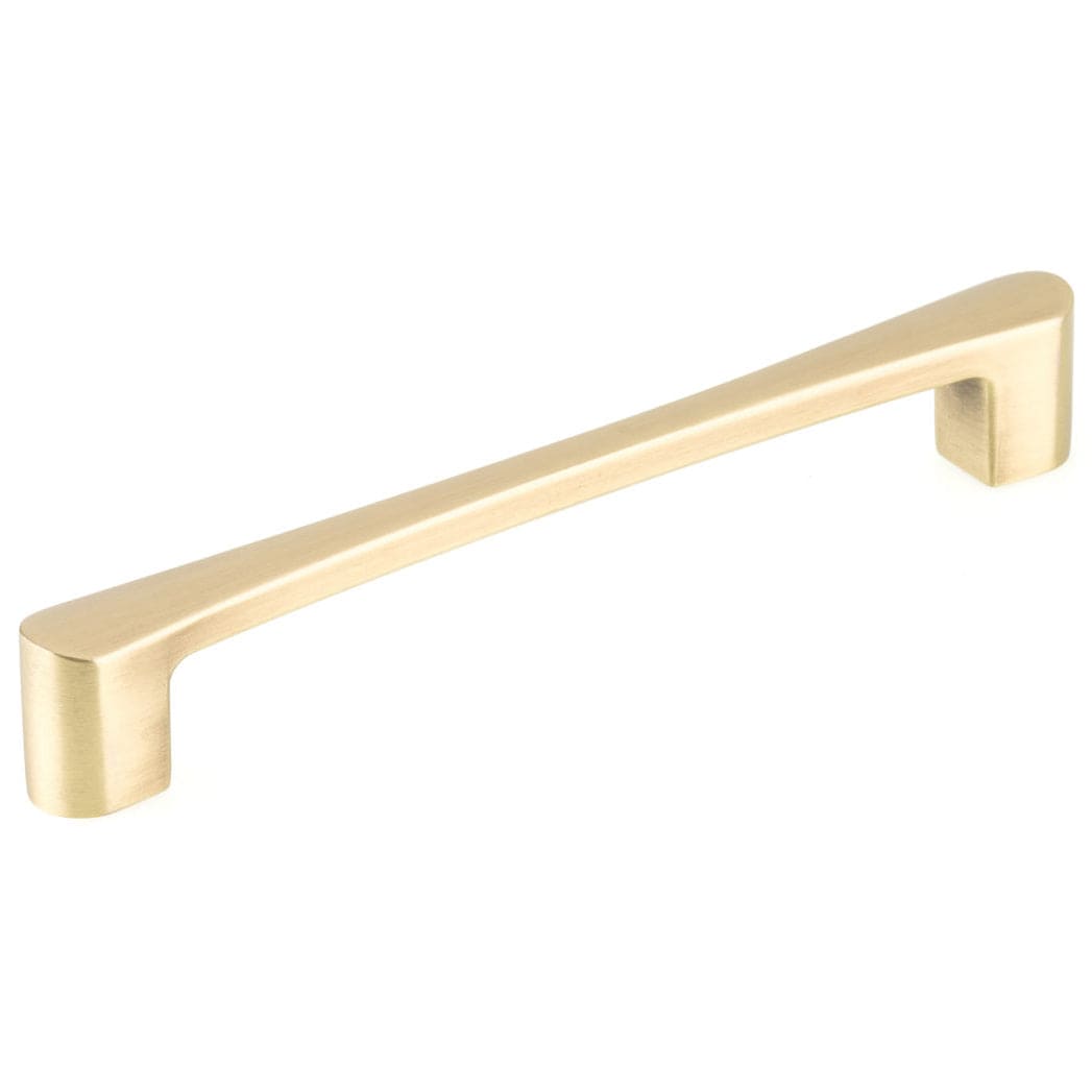 Contemporary Pull, 6-5/16" Center-to-Center, Satin Brass alt 0