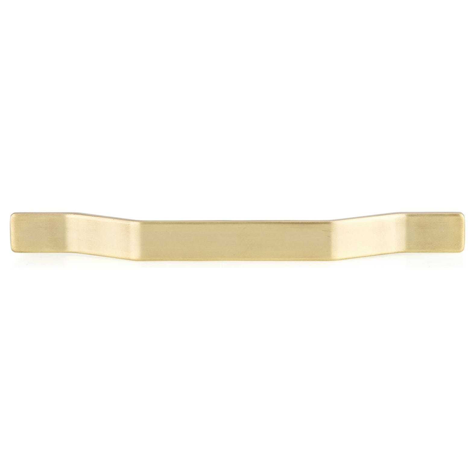 Contemporary Pull, 5-1/16" Center-to-Center, Satin Brass alt 0
