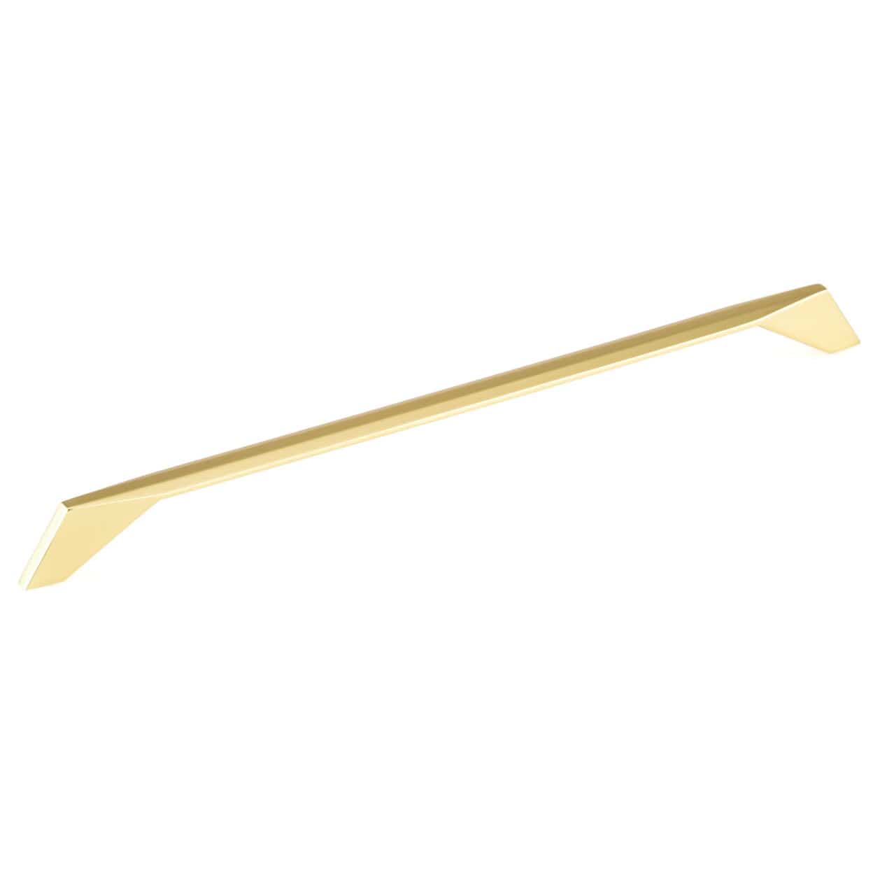Contemporary Pull, 12-5/8" Center-to-Center, Brushed Gold alt 0