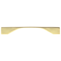 Contemporary Pull, 6-5/16" to 7-9/16" Center-to-Center, Brushed Gold alt 0