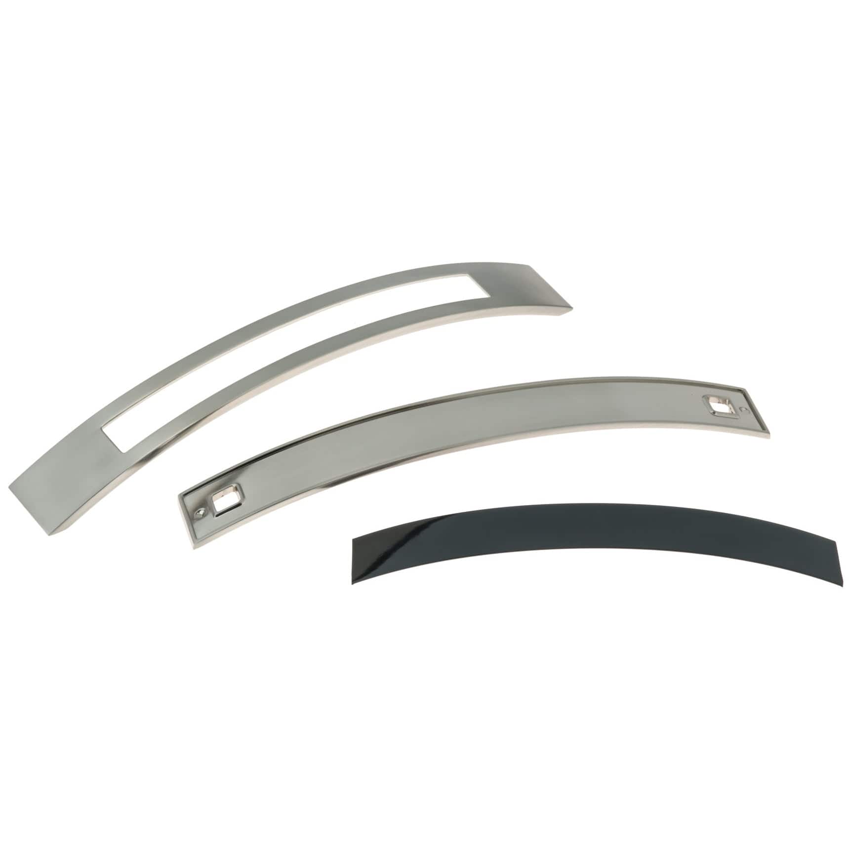 Contemporary Pull, 7-9/16" Center-to-Center, Brushed Nickel alt 0