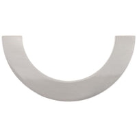 Contemporary Pull, 3-3/4" Center-to-Center, Brushed Nickel alt 0