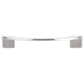 Contemporary Pull, 3-3/4" Center-to-Center, Brushed Nickel alt 0