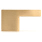 Contemporary Pull, 5/8" Center-to-Center, Brushed Gold alt 0