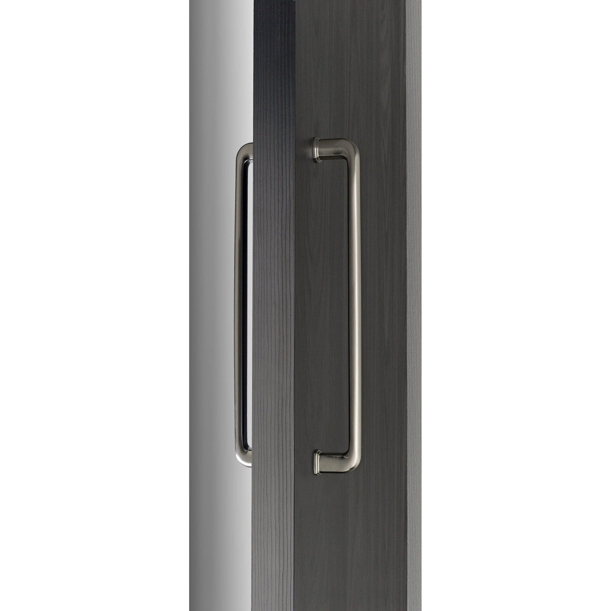 Contemporary Pull, 12-5/8" Center-to-Center, Brushed Nickel, 1 Pair alt 0